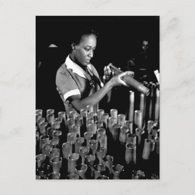 WWII Women on the Homefront/War Effort Postcard (Front)