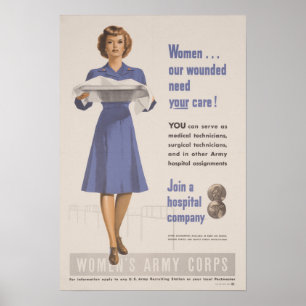 WWII Women's Army Corps Poster