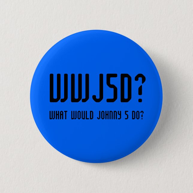WWJ5D? PINBACK BUTTON (Front)