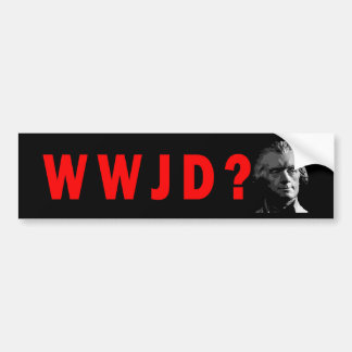 WWJD? Bumper Sticker