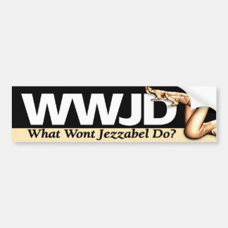 WWJD bumper sticker