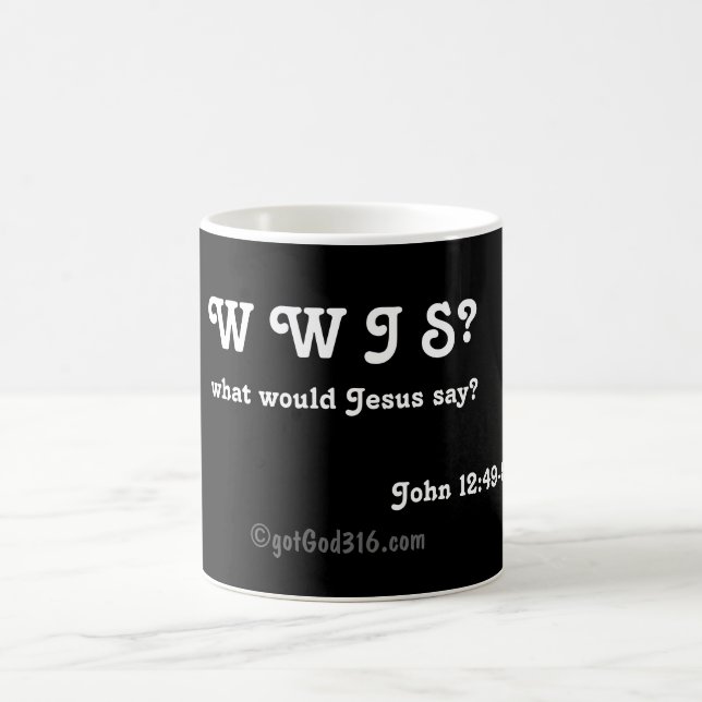 WWJS gotGod316.com Color Morph Mug (Center)