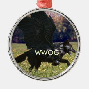 WWOG (Winged Wolves Of Ga'hoolbe) Wolf ornament