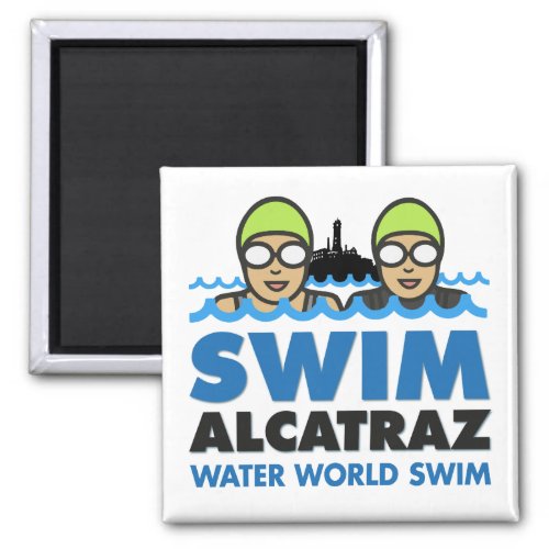 WWS Swim Alcatraz magnet