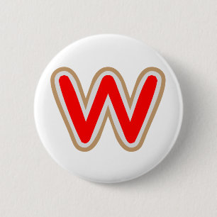 WWW ALPHAW ALPHABET PINBACK BUTTON