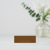 www{dot}yourbusiness{dot}com mini business card (Standing Front)