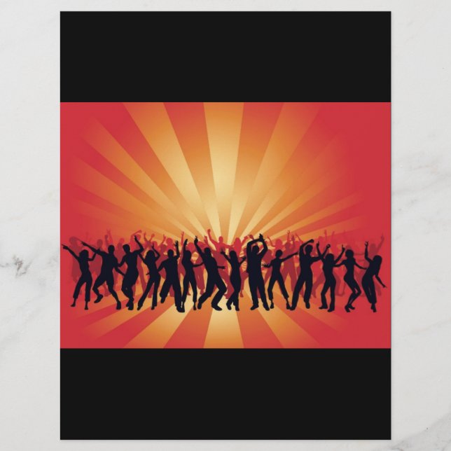 www_Garcya_us_dancing disco people vector Flyer (Front)