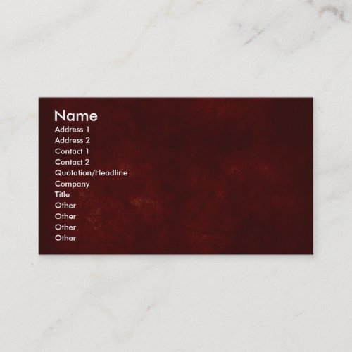 www.Garcya.us_rusted_red_seamless_3, Name, Addr... Business Card