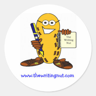 www.thewritingnut.com sticker