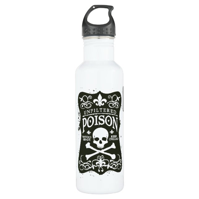 www.zrcebea.ch apparel - poison stainless steel water bottle (Front)