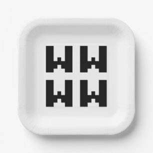 WWWW   LOL Japanese Internet Slang Paper Plates