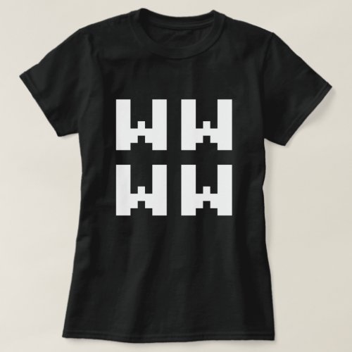 WWWW  LOL Japanese Internet Slang T_Shirt