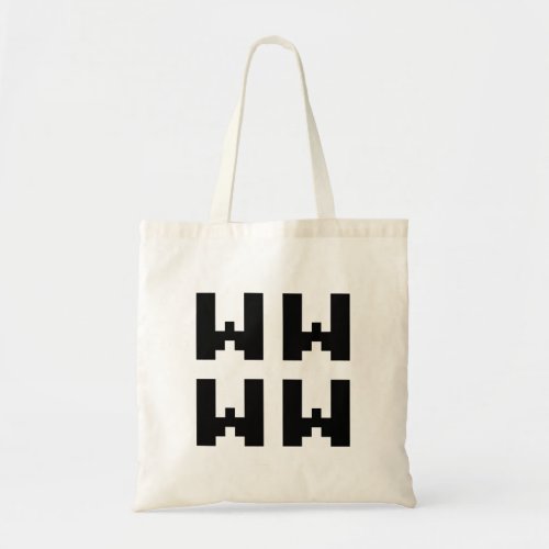 WWWW  LOL Japanese Internet Slang Tote Bag