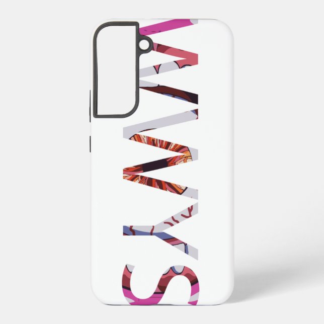 WWYS 1 Line Verical Text Samsung Galaxy Case (Back)