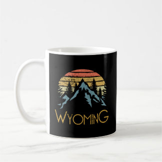 Wy Wyoming Mountains Outdoor Adventure Coffee Mug