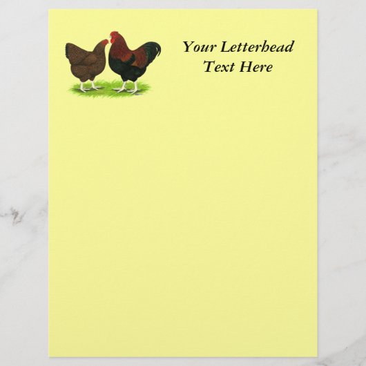 Wyandotte: Partridge Pair (Front)