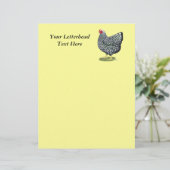 Wyandotte: Silver-laced Hen (Standing Front)