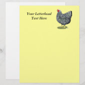 Wyandotte: Silver-laced Hen (Front/Back)