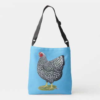 Wyandotte: Silver-laced Hen Crossbody Bag