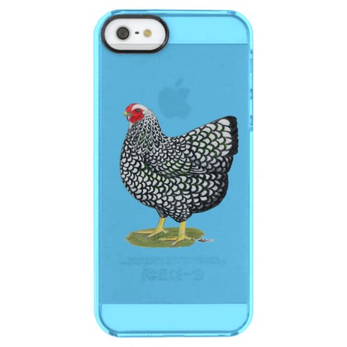 Wyandotte  Silver_laced Hen Clear iPhone SE55s Case