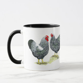 Wyandottes Silver-laced Pair Mug