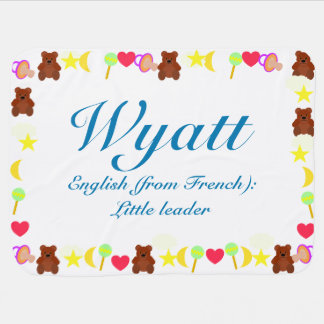 Wyatt Baby Blanket Template