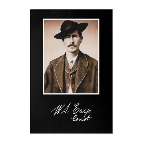 Wyatt Earp Constable in His Prime Acrylic Print