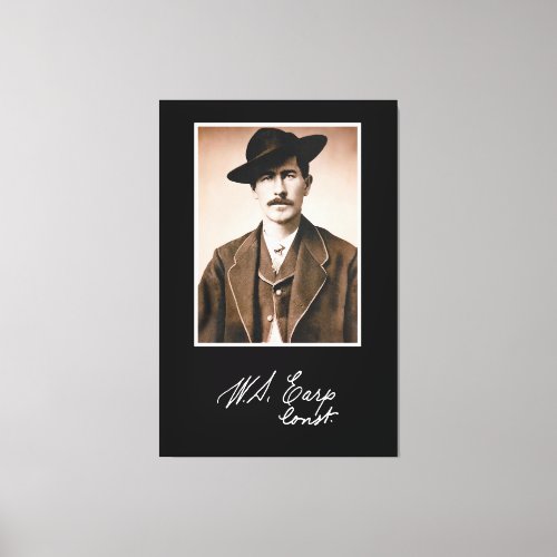 Wyatt Earp Constable in His Prime Canvas Print