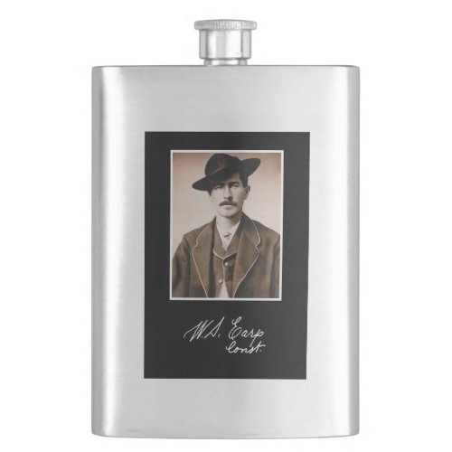 Wyatt Earp Constable in His Prime Flask