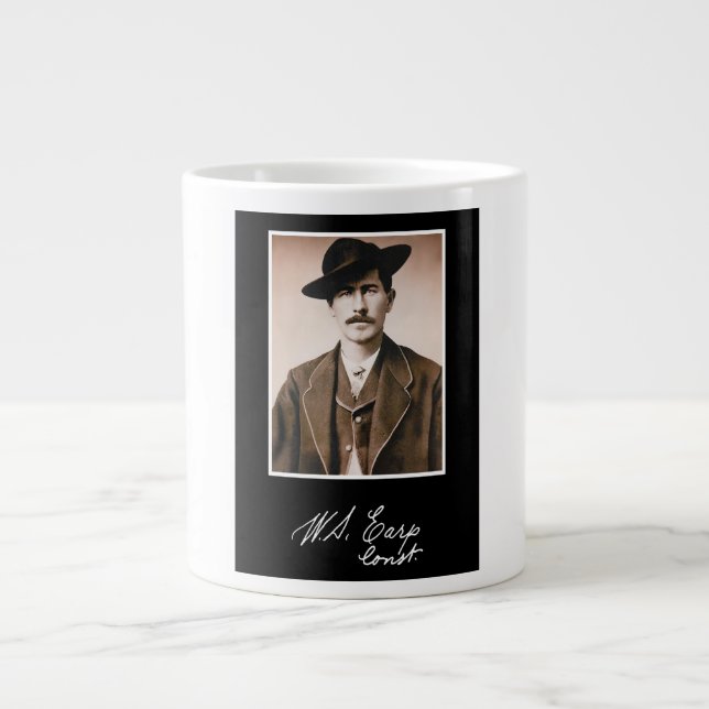 Wyatt Earp Constable in His Prime Giant Coffee Mug (Front)