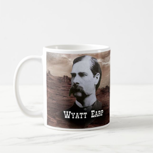 Wyatt Earp Historical Mug (Left)