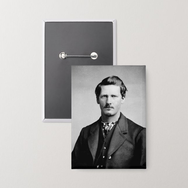 Wyatt Earp: Lawman, Gunfighter, Saloon Keeper Button (Front/Back)