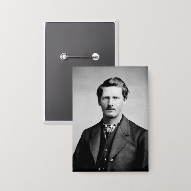 Wyatt Earp: Lawman, Gunfighter, Saloon Keeper Button (Front/Back)