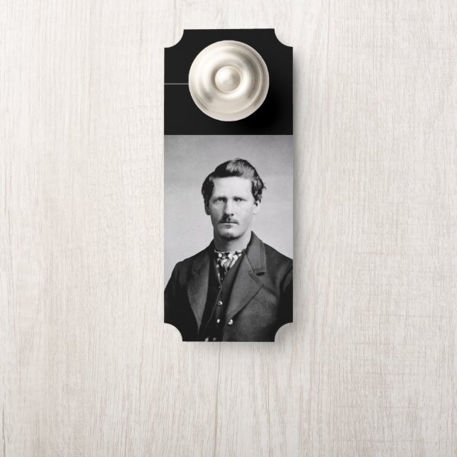 Wyatt Earp: Lawman, Gunfighter, Saloon Keeper Door Hanger (On Knob)