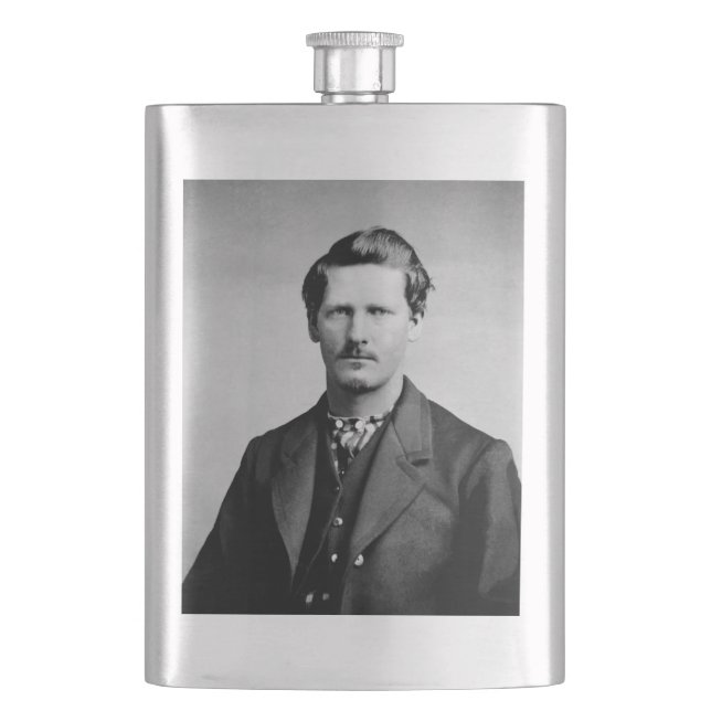 Wyatt Earp: Lawman, Gunfighter, Saloon Keeper Flask (Front)