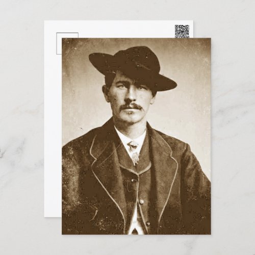 Wyatt Earp Mid_1870s Wearing a Suit Postcard