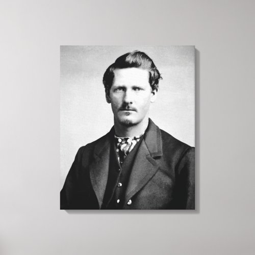 Wyatt Earp Sheriff  Gunfighter Old West Canvas Print
