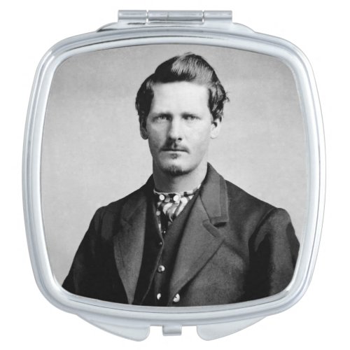 Wyatt Earp Sheriff  Gunfighter Old West Compact Mirror