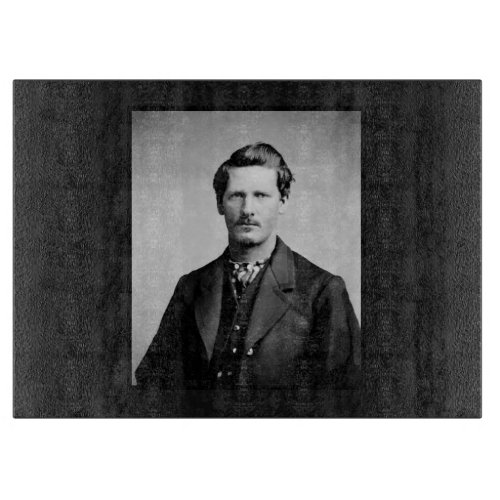 Wyatt Earp Sheriff  Gunfighter Old West Cutting Board