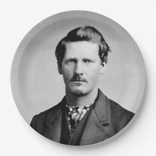 Wyatt Earp Sheriff  Gunfighter Old West Paper Plates