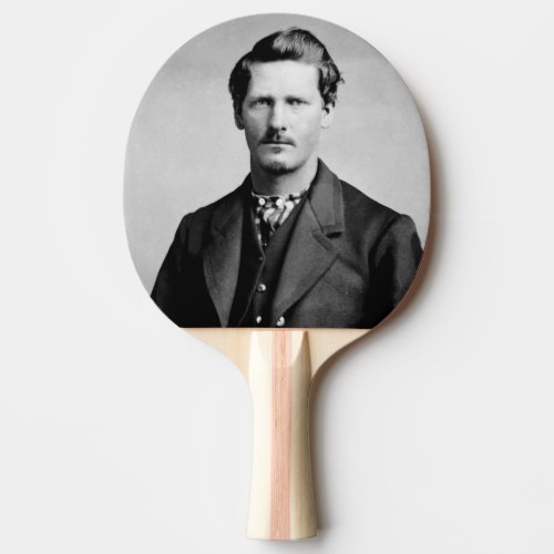 Wyatt Earp Sheriff  Gunfighter Old West Ping Pong Paddle