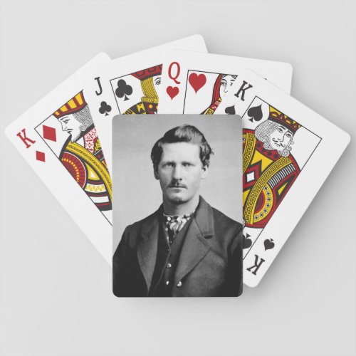 Wyatt Earp Sheriff  Gunfighter Old West Poker Cards