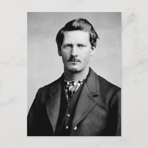 Wyatt Earp Sheriff  Gunfighter Old West Postcard