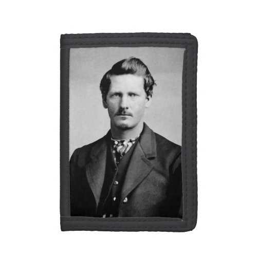 Wyatt Earp Sheriff  Gunfighter Old West Trifold Wallet