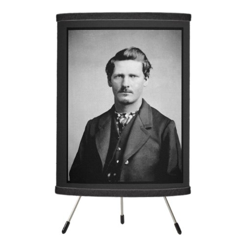 Wyatt Earp Sheriff  Gunfighter Old West Tripod Lamp