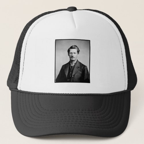 Wyatt Earp Sheriff  Gunfighter Old West Trucker Hat