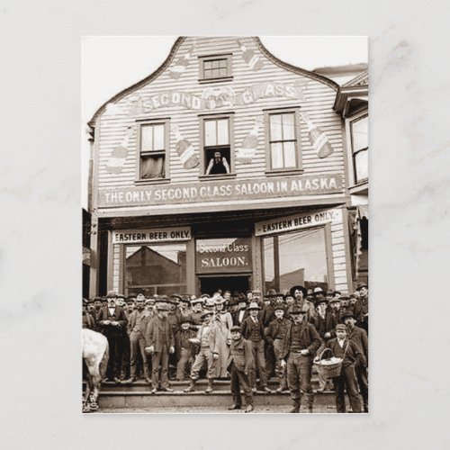 Wyatt Earps Dexter Saloon in Nome Alaska 1901 Postcard