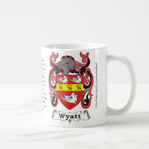 Wyatt Family Coat of Arms mug