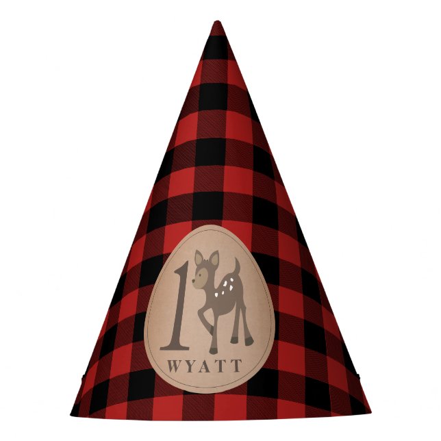 Wyatt hat Deer Plaid (Front)
