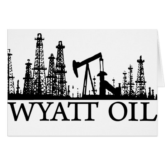 Wyatt Oil / Black Logo Cards (Front Horizontal)